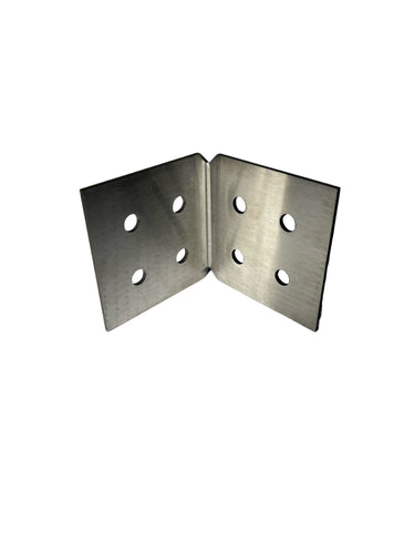 Stainless Steel 90 Degree Angle Bracket for 6x6 Wood Post, 6x6 Angle Bracket, Angle Support Bracket, Pergola Bracket | Made in the USA!