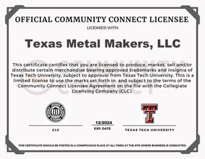Texas Tech Wreck Em Tech Can Kooler Holder with Bottle Opener - Officially Licensed